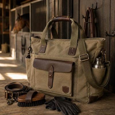 Sac cavalier en toile