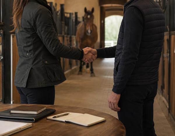 Mise en relation avec des professionnels équestres