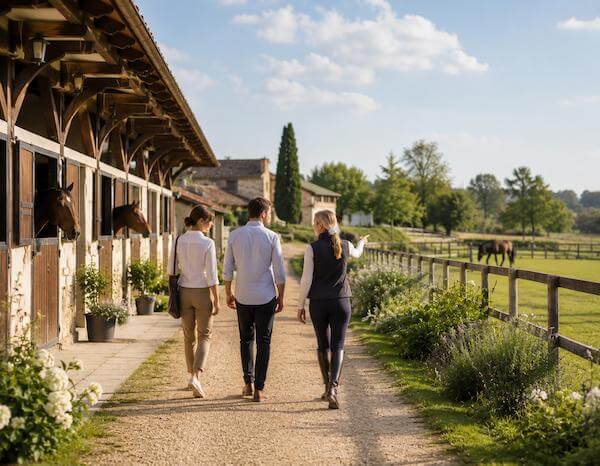 Organisation de visites du domaine sur rendez-vous